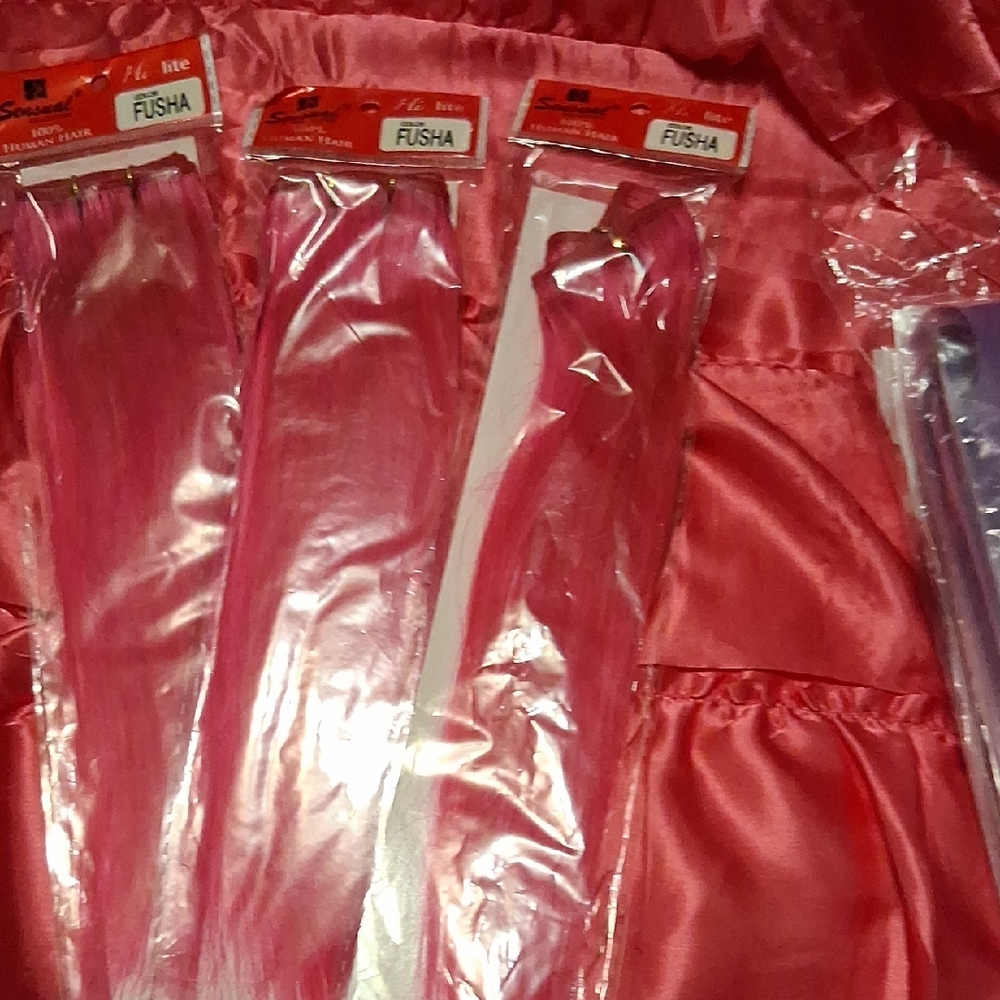 Fusha Pink Hair Extensions